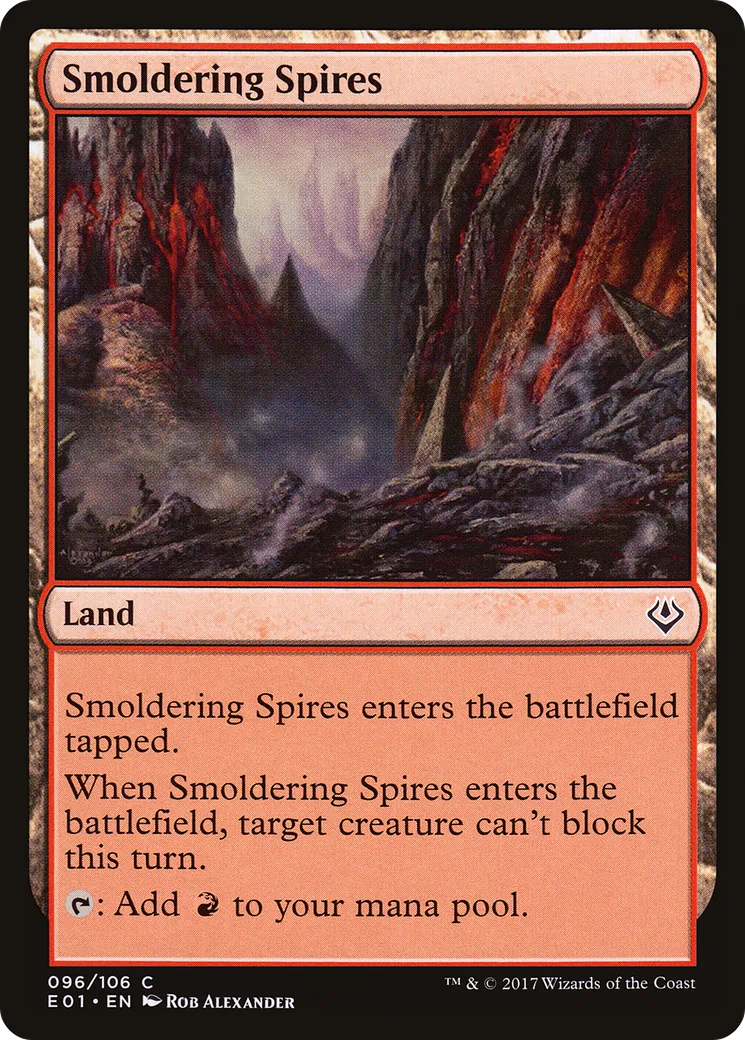Smoldering Spires — Archenemy: Nicol Bolas — Magic: The Gathering