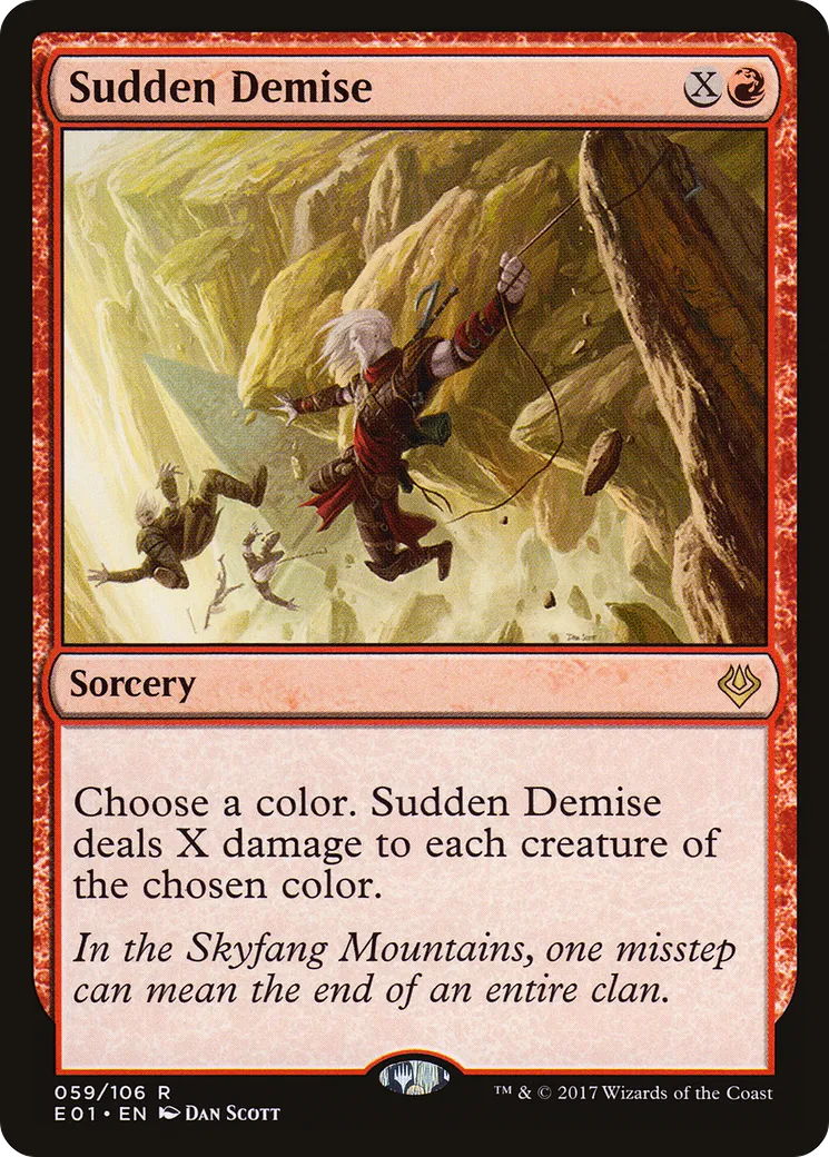 Décès soudain — Archenemy: Nicol Bolas — Magic: The Gathering