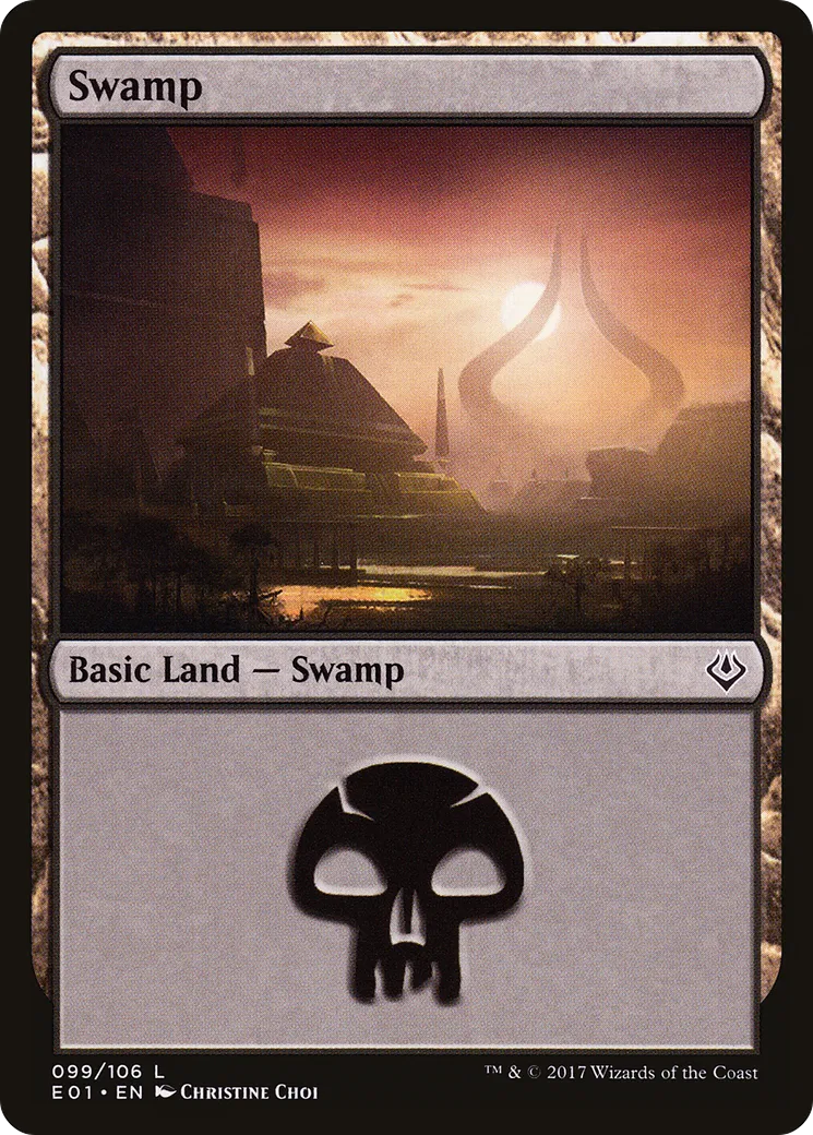 Swamp from Archenemy: Nicol Bolas - Magic: The Gathering