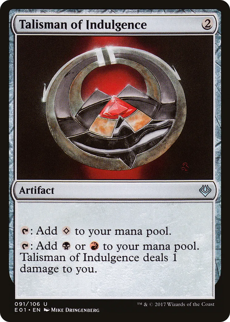 Talisman d'indulgence — Archenemy: Nicol Bolas — Magic: The Gathering