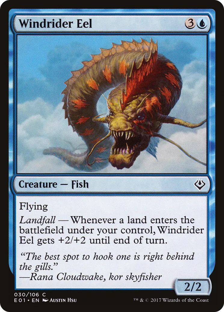 Windrider Eel — Archenemy: Nicol Bolas — Magic: The Gathering