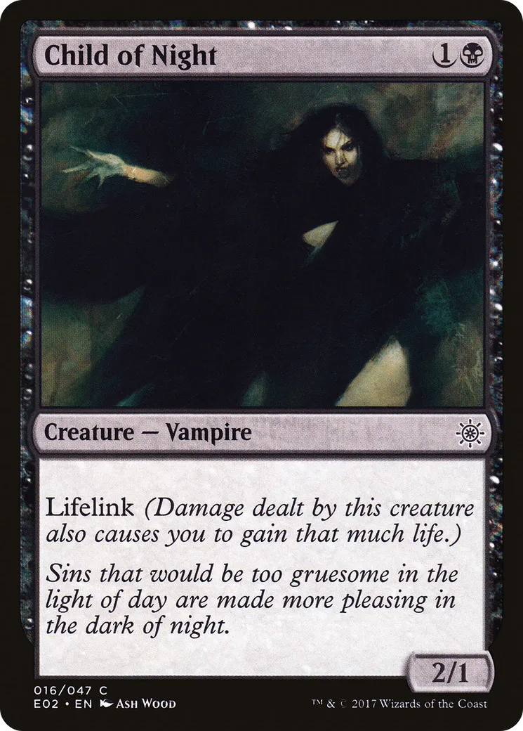 Child of Night — Explorers of Ixalan — Magic: The Gathering