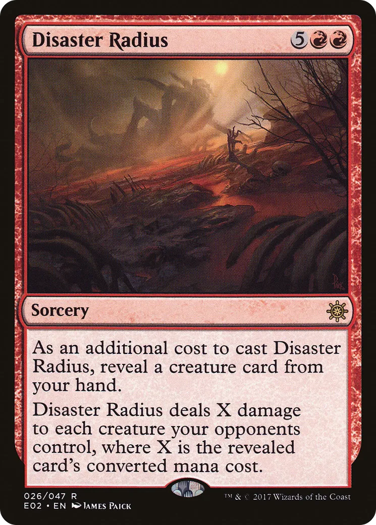 Disaster Radius from Explorers of Ixalan - Magic: The Gathering