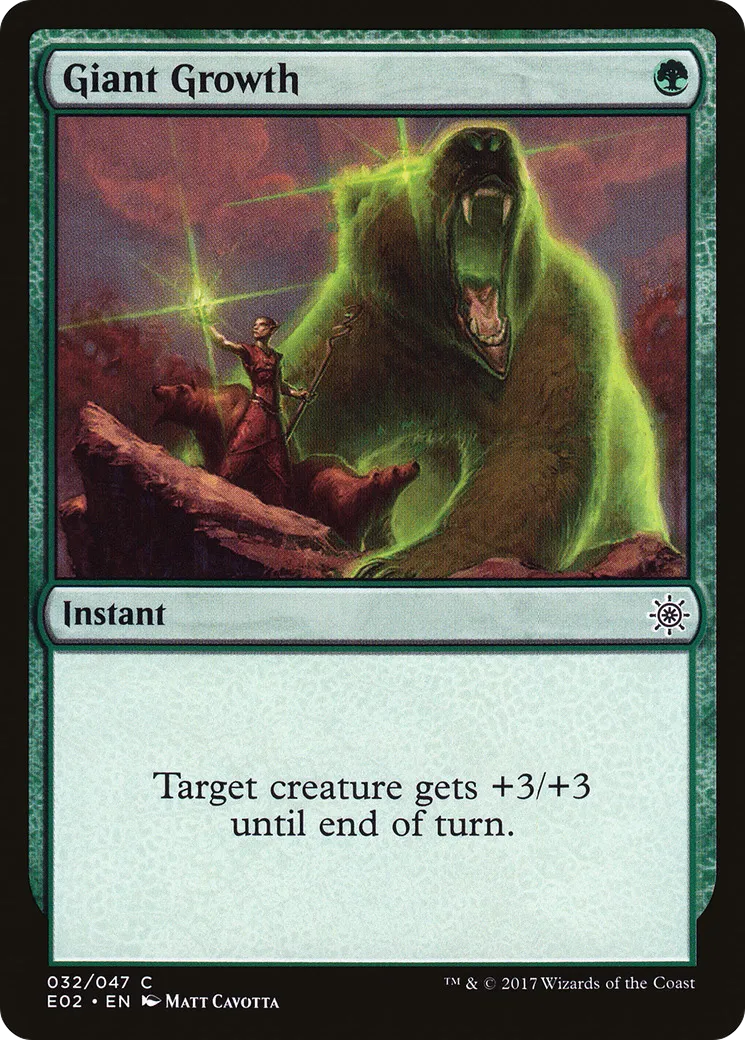 Giant Growth — Explorers of Ixalan — Magic: The Gathering