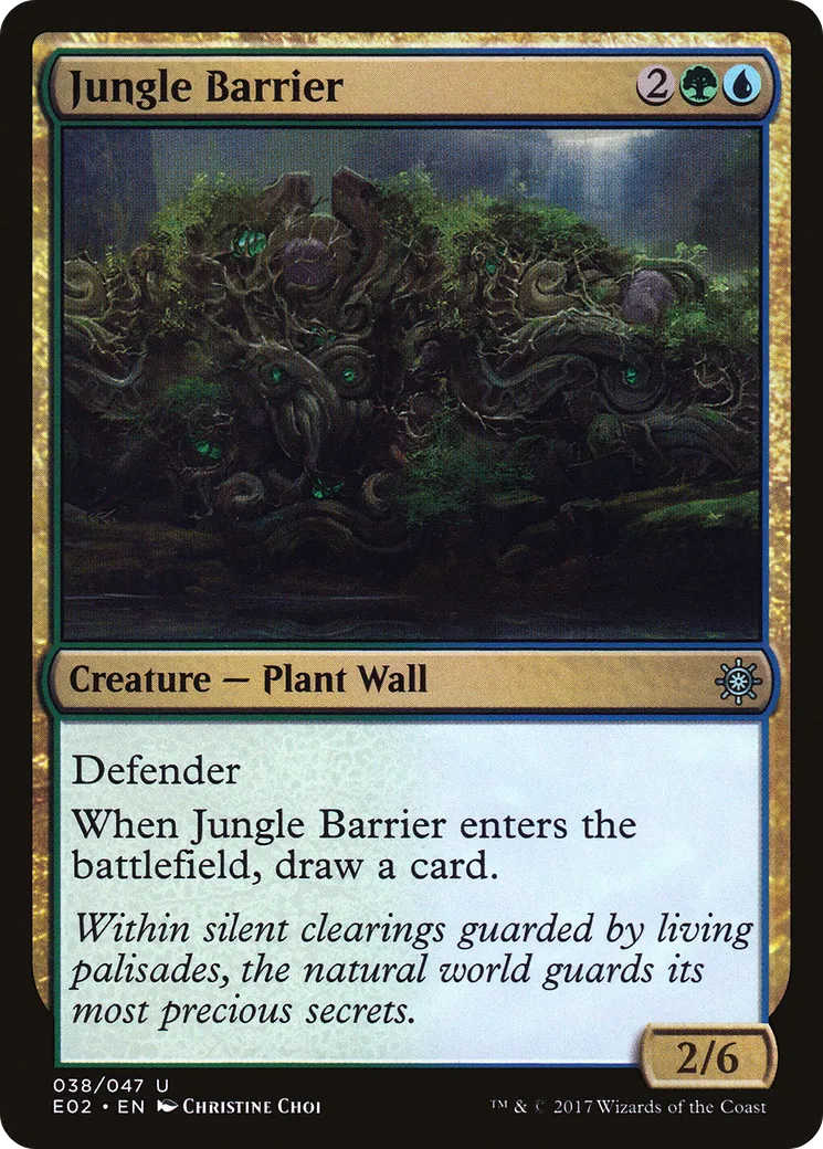 Barrière de la jungle — Explorers of Ixalan — Magic: The Gathering