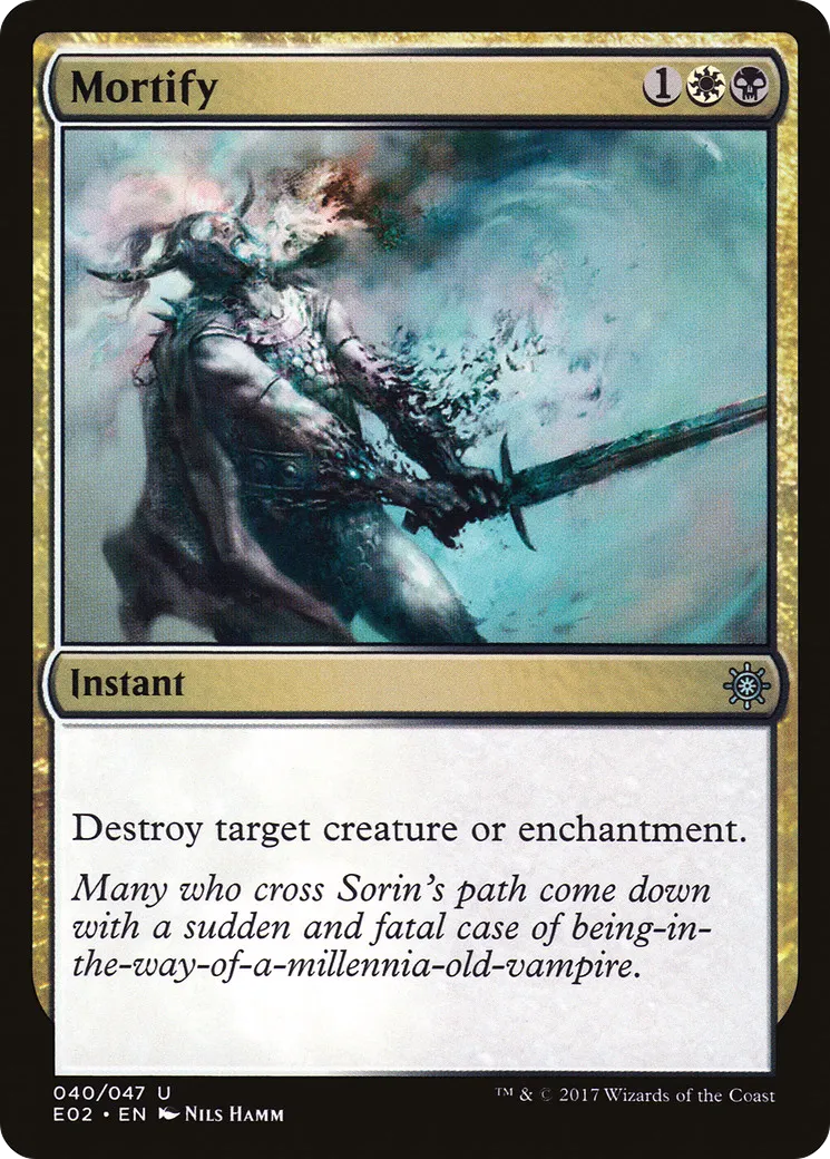 Mortification — Explorers of Ixalan — Magic: The Gathering