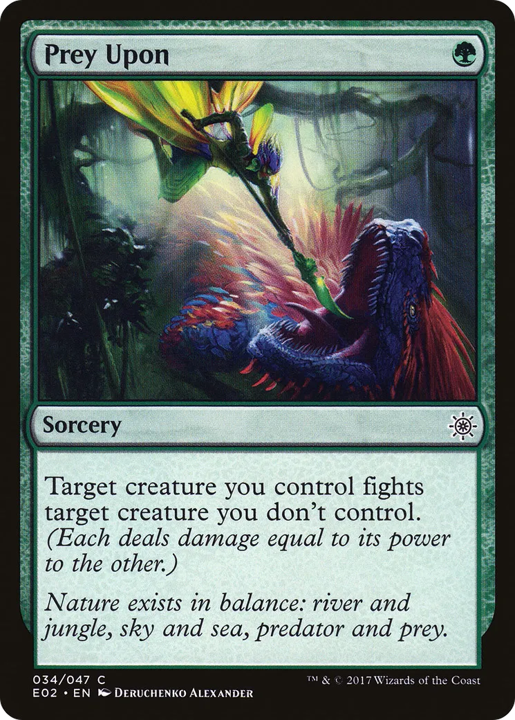 Prey Upon — Explorers of Ixalan — Magic: The Gathering