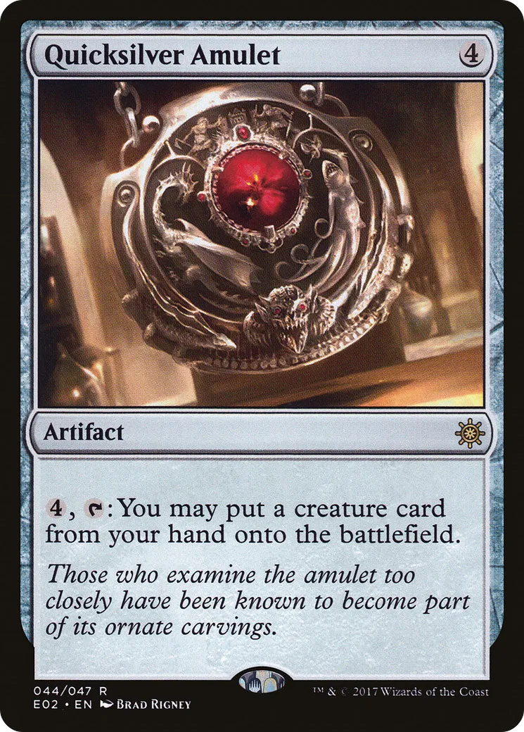 Amulette de vif-argent — Explorers of Ixalan — Magic: The Gathering