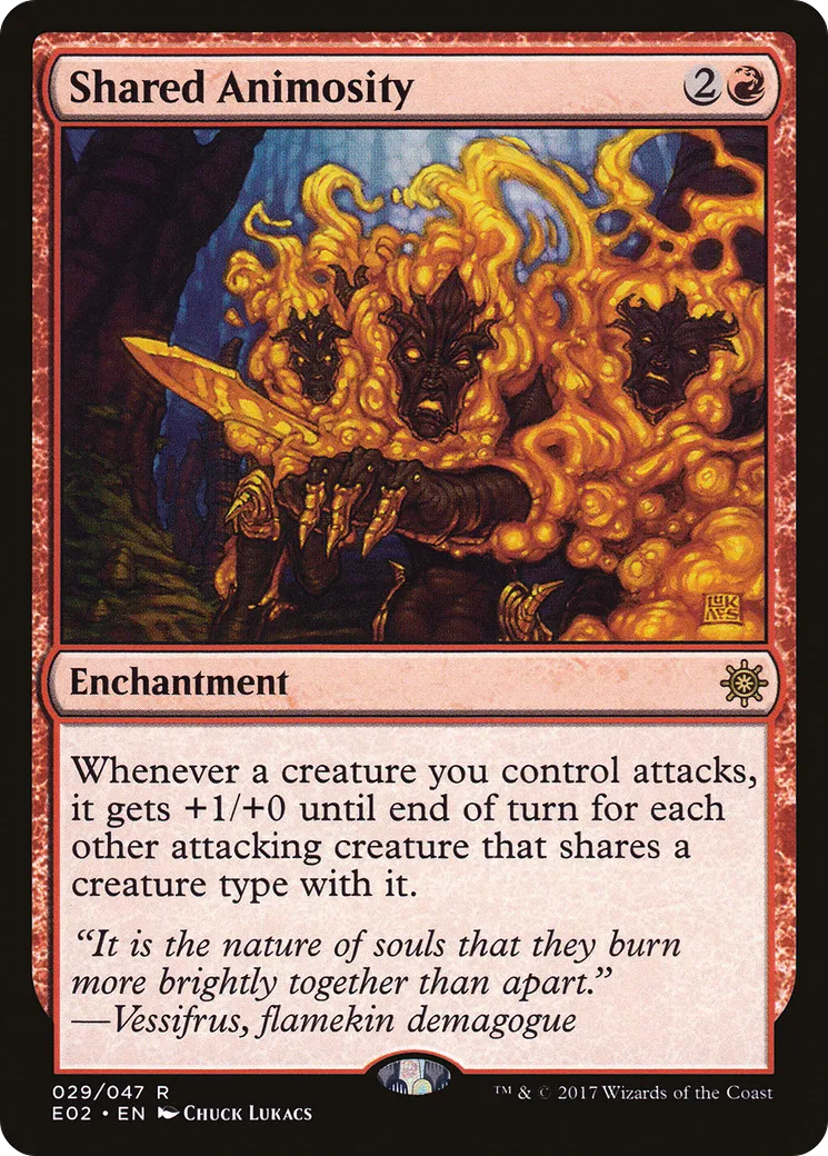 Animosité partagée — Explorers of Ixalan — Magic: The Gathering