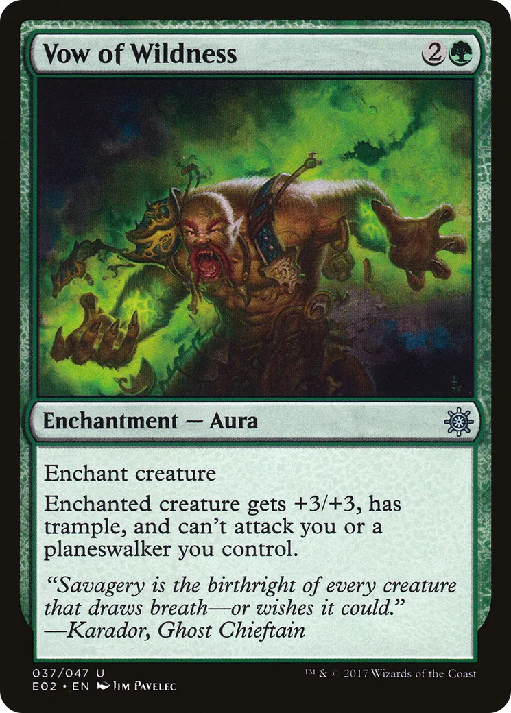 Vœu de sauvagerie — Explorers of Ixalan — Magic: The Gathering