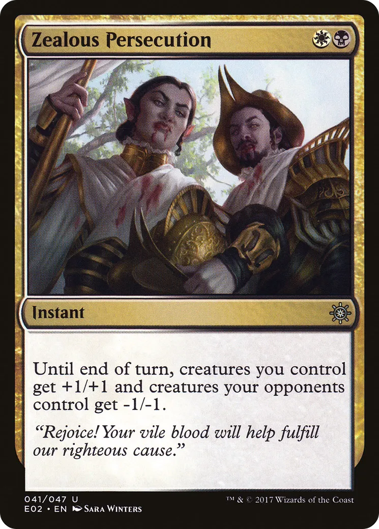 Persécution zélée — Explorers of Ixalan — Magic: The Gathering