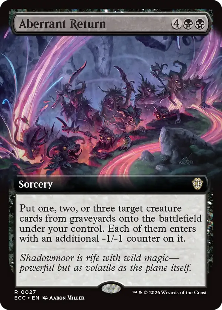 Aberrant Return — Lorwyn Eclipsed Commander — Magic: The Gathering