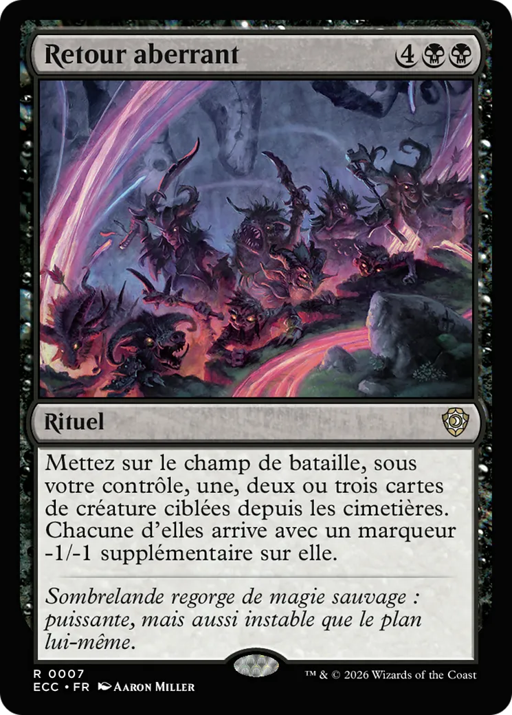 Retour aberrant — Lorwyn Eclipsed Commander — Magic: The Gathering