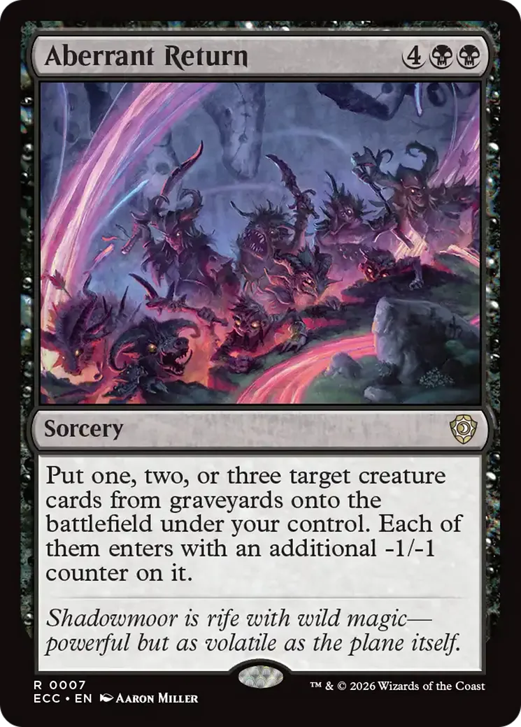 Aberrant Return — Lorwyn Eclipsed Commander — Magic: The Gathering