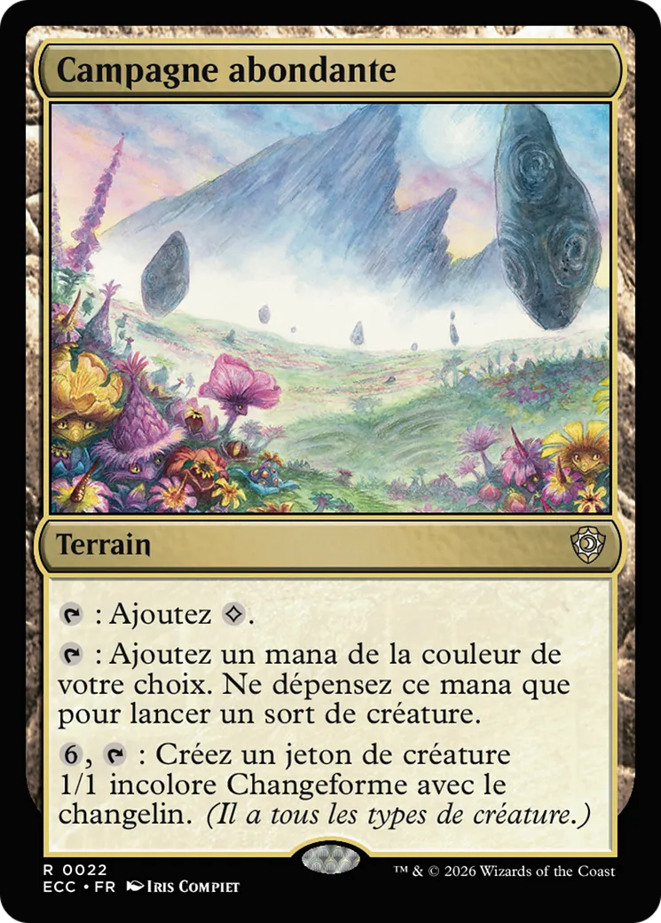 Campagne abondante from Lorwyn Eclipsed Commander - Magic: The Gathering