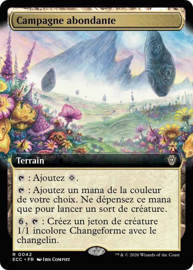 Campagne abondante from Lorwyn Eclipsed Commander - Magic: The Gathering