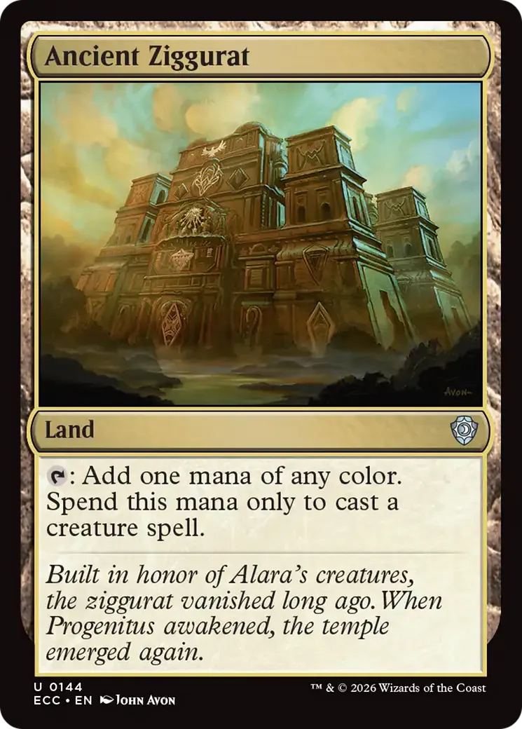 Ancient Ziggurat — Lorwyn Eclipsed Commander — Magic: The Gathering
