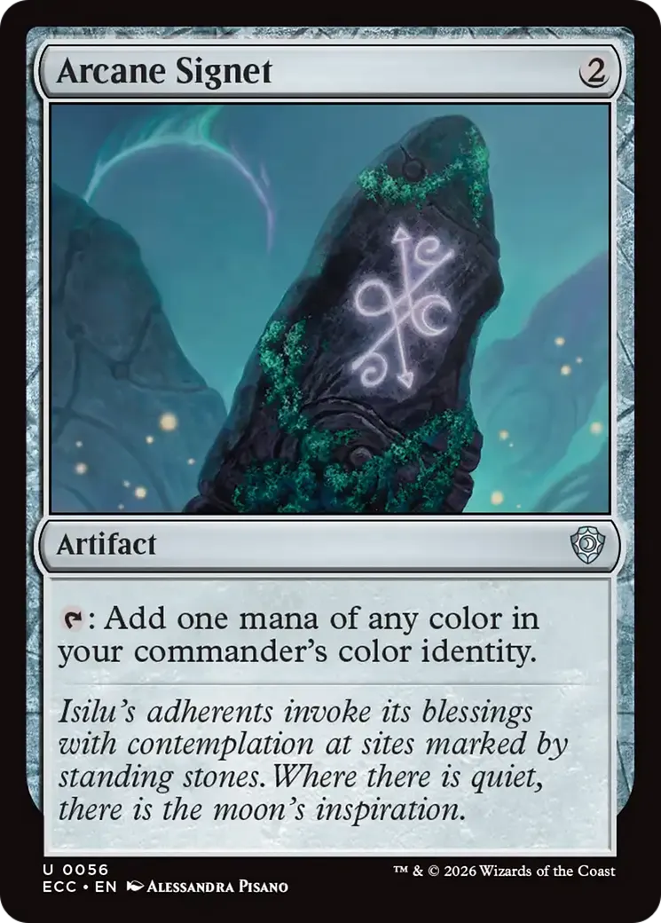Arcane Signet — Lorwyn Eclipsed Commander — Magic: The Gathering