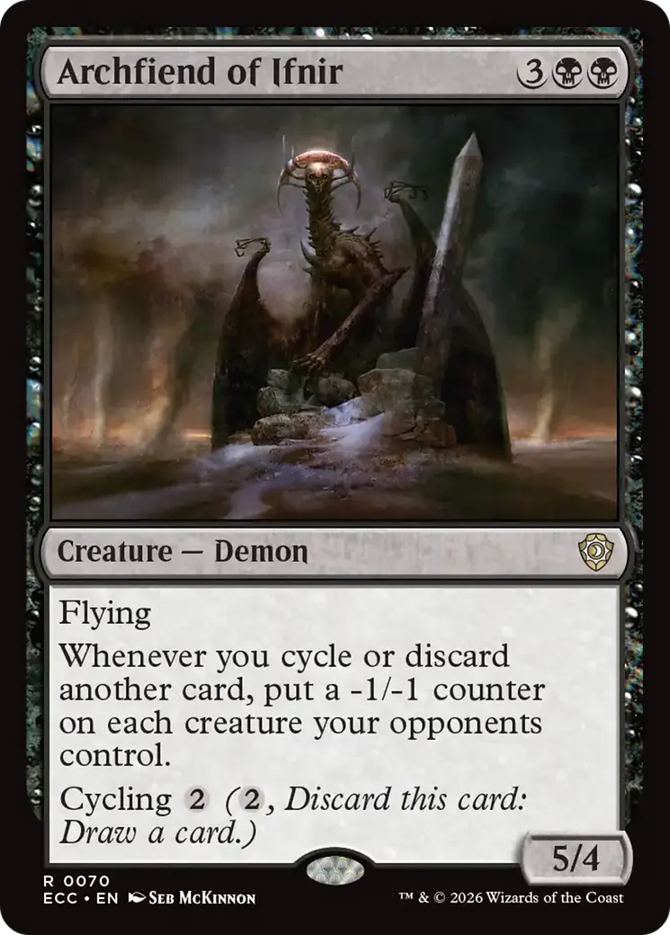 Archfiend of Ifnir — Lorwyn Eclipsed Commander — Magic: The Gathering