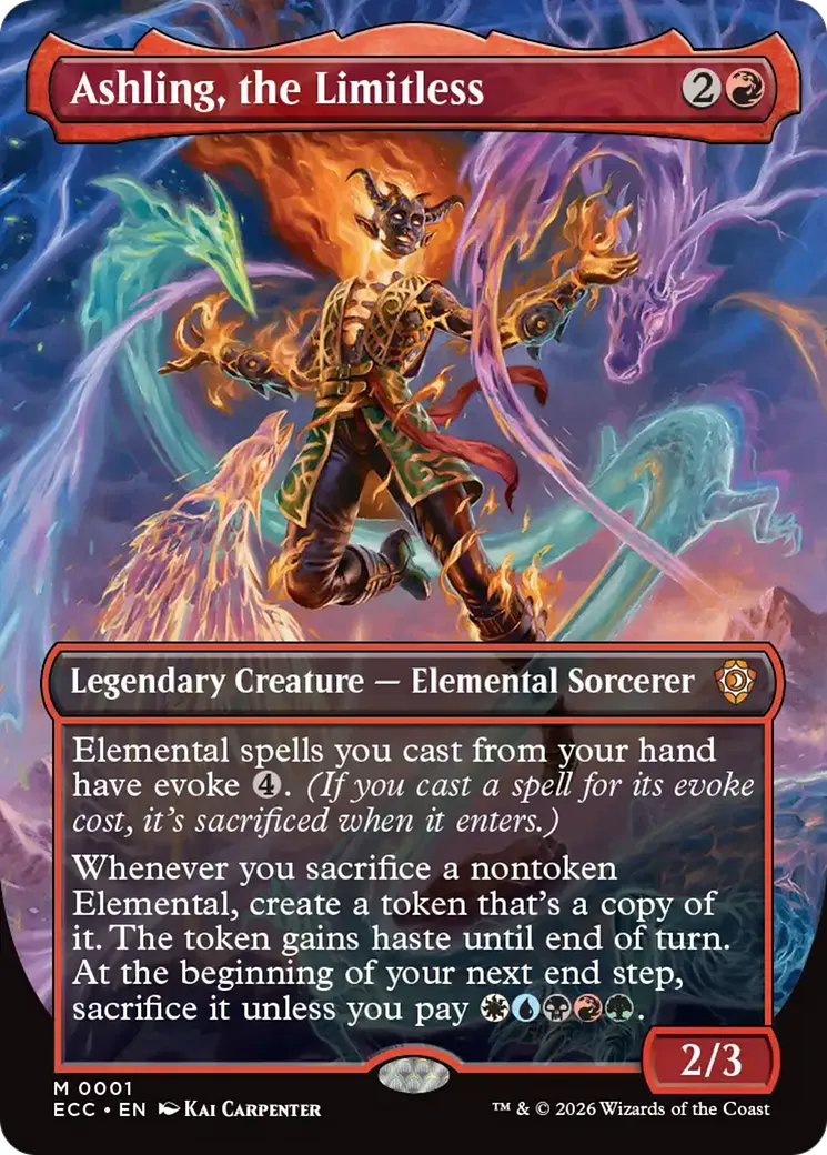 Ashling, the Limitless — Lorwyn Eclipsed Commander — Magic: The Gathering