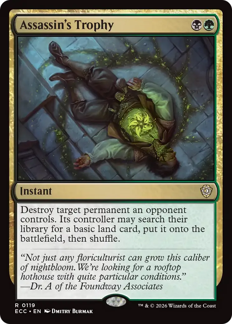 Assassin's Trophy — Lorwyn Eclipsed Commander — Magic: The Gathering