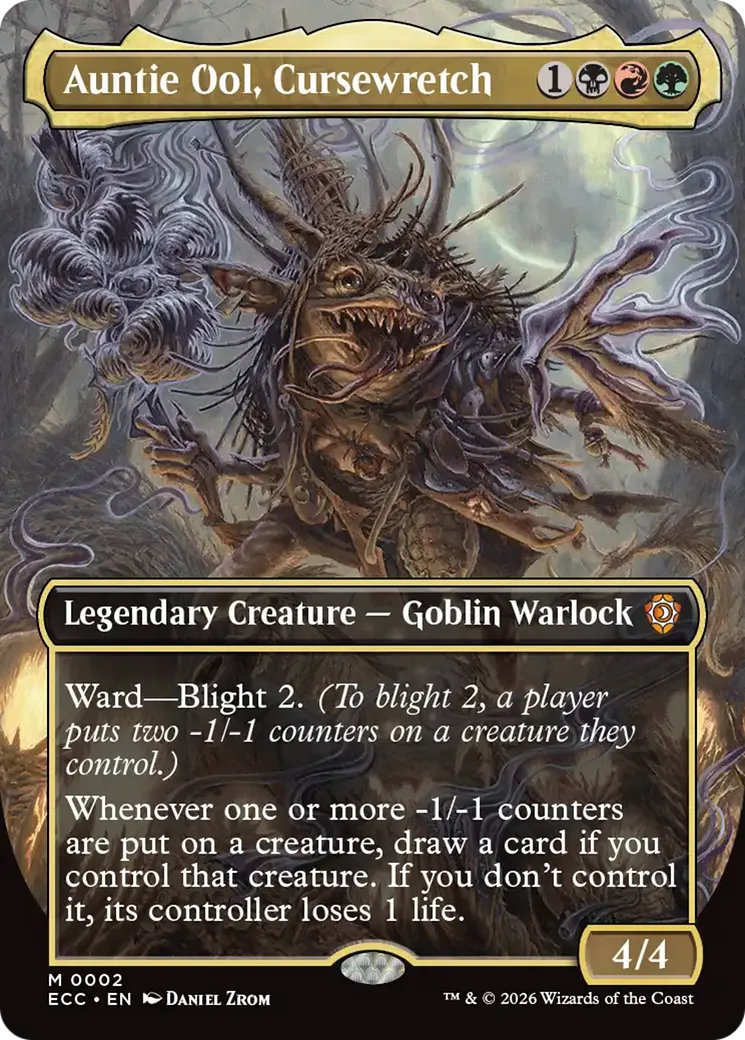 Auntie Ool, Cursewretch — Lorwyn Eclipsed Commander — Magic: The Gathering