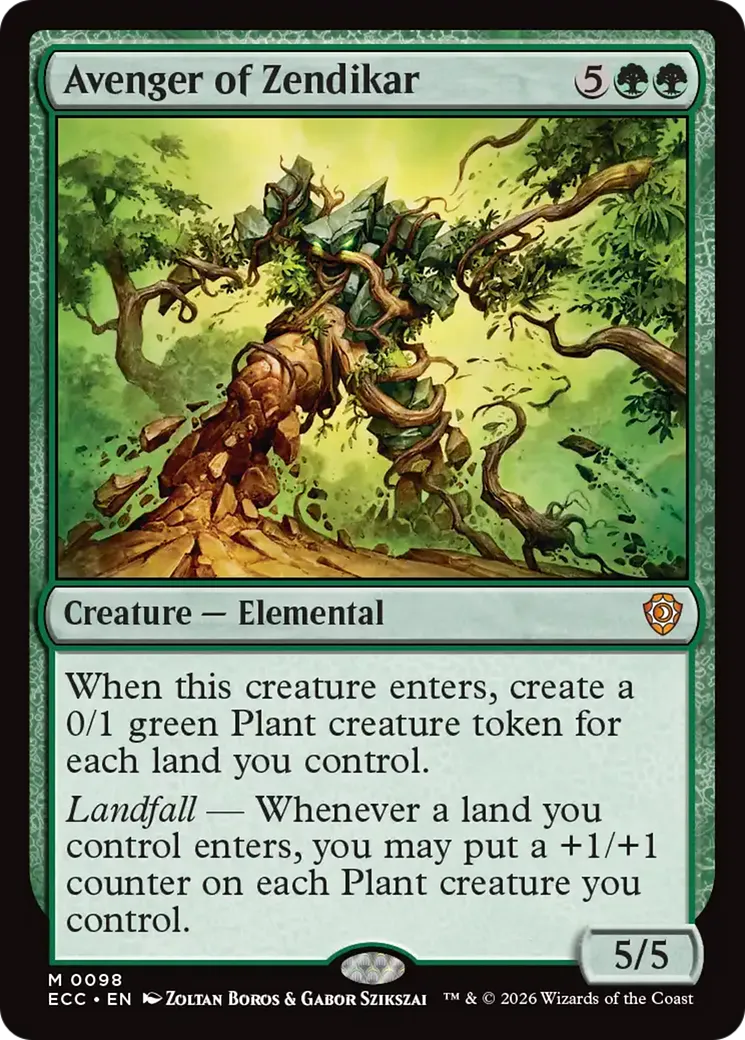 Vengeur de Zendikar — Lorwyn Eclipsed Commander — Magic: The Gathering