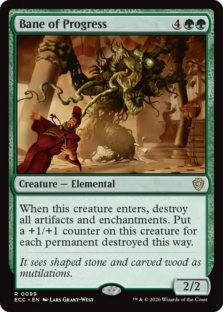 Bane of Progress — Lorwyn Eclipsed Commander — Magic: The Gathering