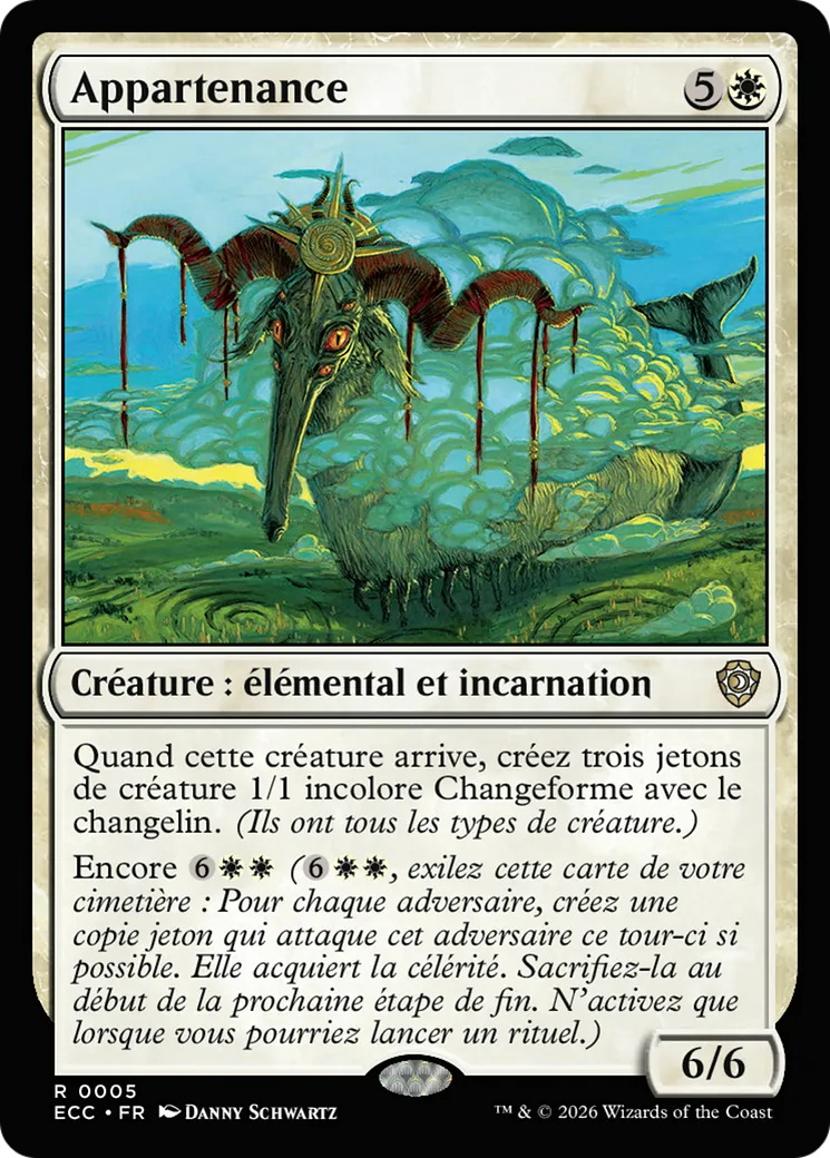 Appartenance — Lorwyn Eclipsed Commander — Magic: The Gathering