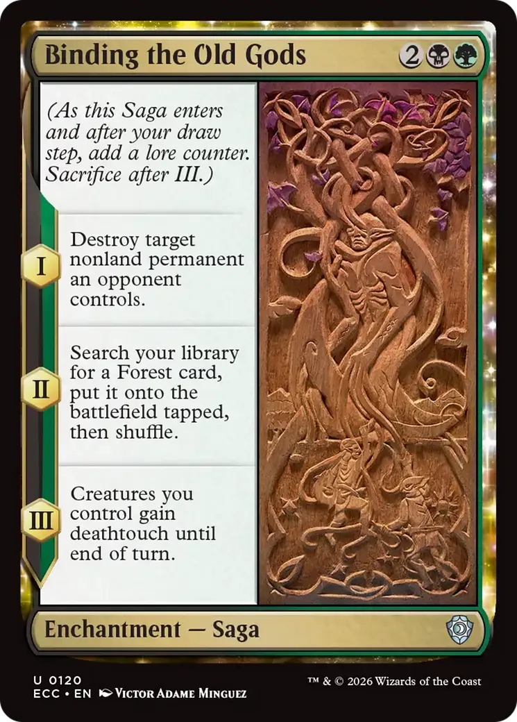Emprisonnement des dieux anciens — Lorwyn Eclipsed Commander — Magic: The Gathering