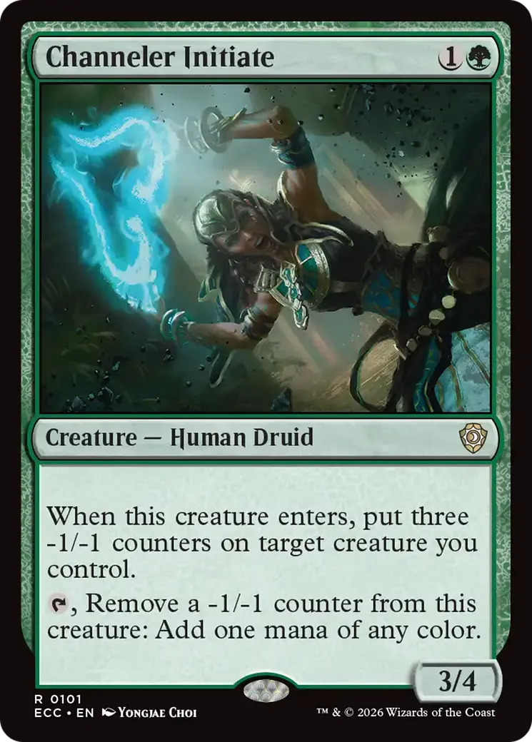 Adepte canaliseuse — Lorwyn Eclipsed Commander — Magic: The Gathering