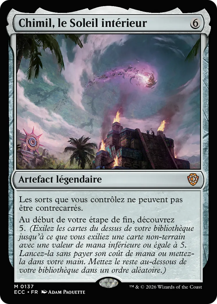 Chimil, the Inner Sun — Lorwyn Eclipsed Commander — Magic: The Gathering