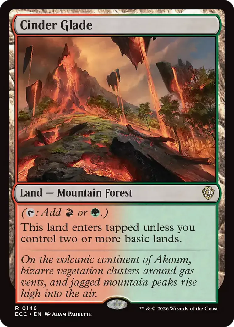 Clairière de scories — Lorwyn Eclipsed Commander — Magic: The Gathering