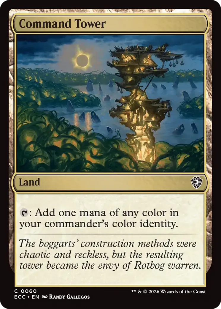 Tour de commandement — Lorwyn Eclipsed Commander — Magic: The Gathering