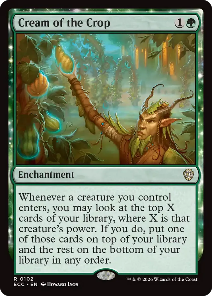 Cream of the Crop from Lorwyn Eclipsed Commander - Magic: The Gathering