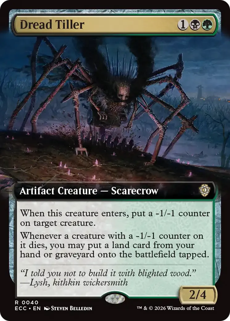 Laboureur effroyable — Lorwyn Eclipsed Commander — Magic: The Gathering