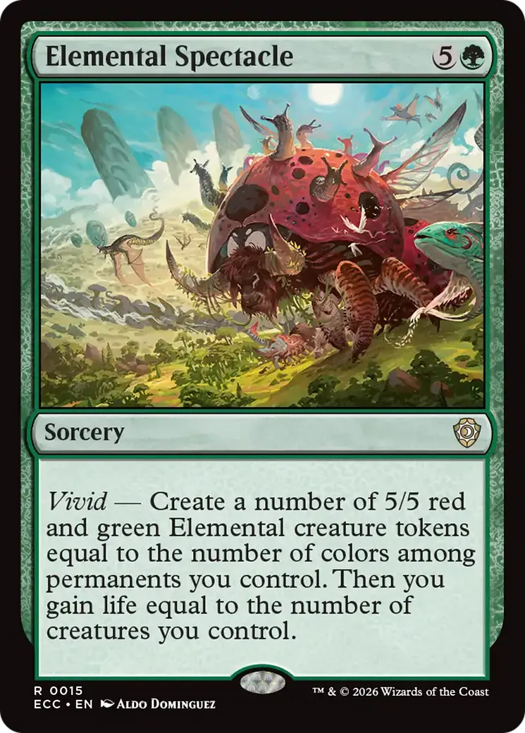 Elemental Spectacle — Lorwyn Eclipsed Commander — Magic: The Gathering