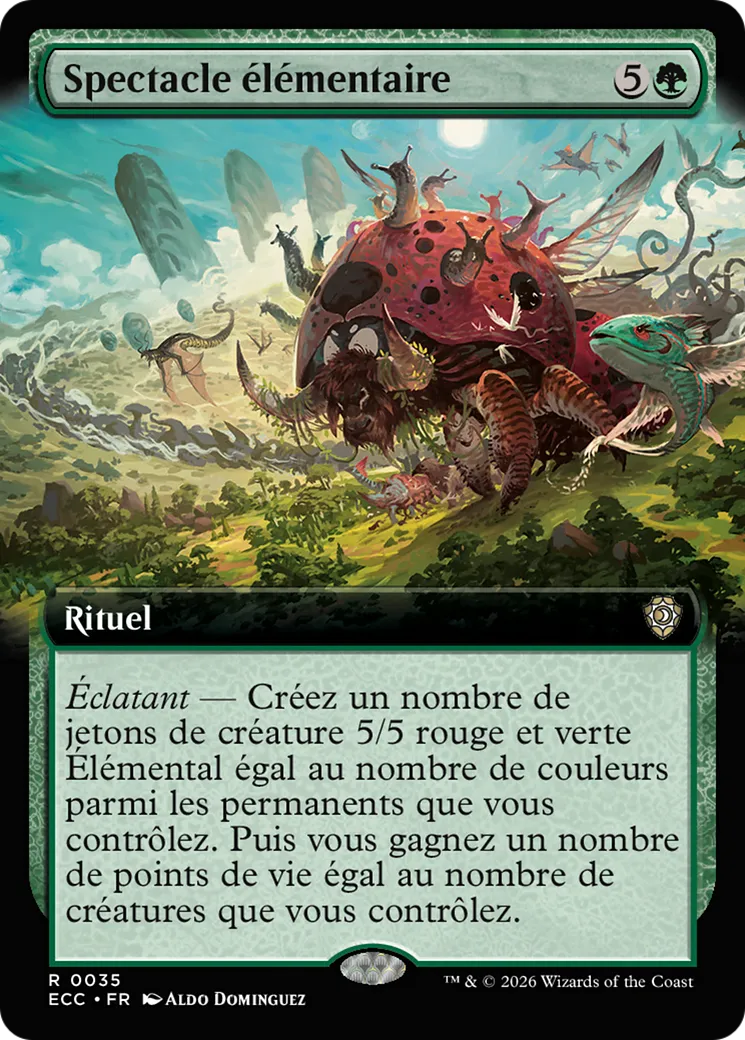Spectacle élémentaire — Lorwyn Eclipsed Commander — Magic: The Gathering
