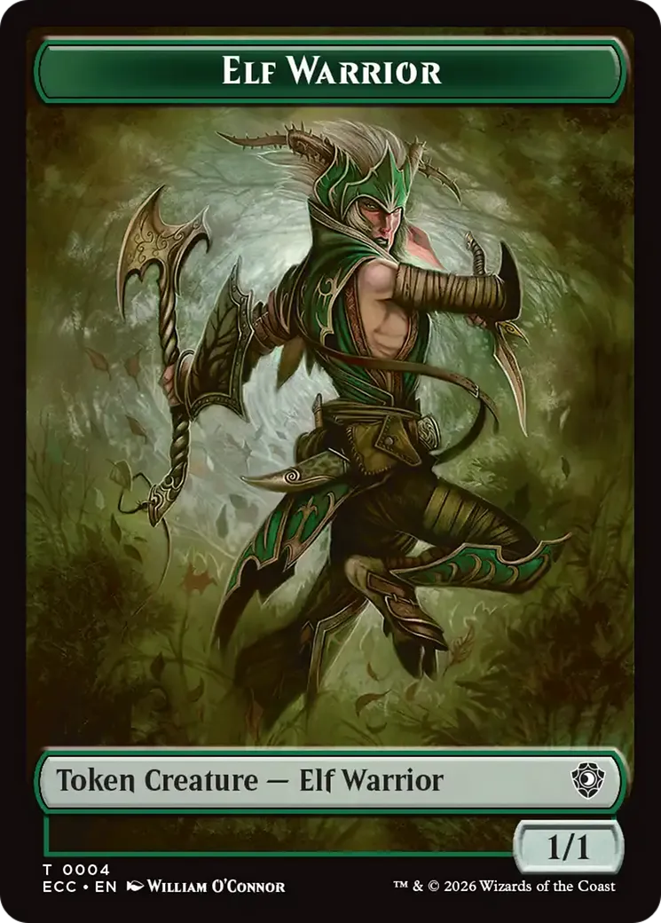 Elf Warrior — Lorwyn Eclipsed Commander — Magic: The Gathering