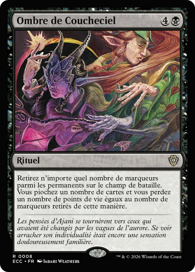 Ombre de Coucheciel — Lorwyn Eclipsed Commander — Magic: The Gathering