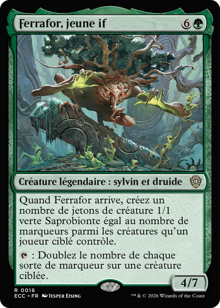 Ferrafor, jeune if — Lorwyn Eclipsed Commander — Magic: The Gathering