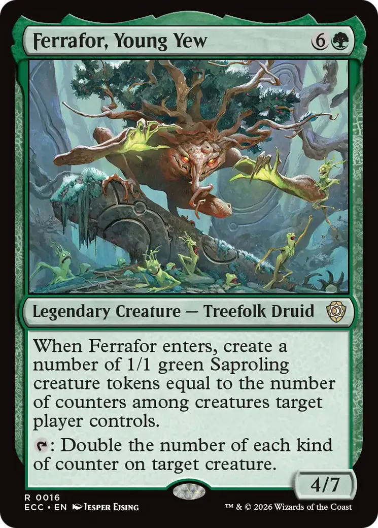 Ferrafor, Young Yew — Lorwyn Eclipsed Commander — Magic: The Gathering