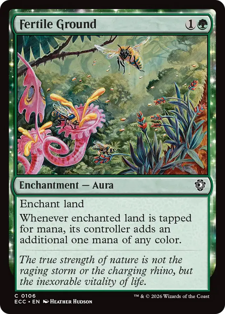 Fertile Ground — Lorwyn Eclipsed Commander — Magic: The Gathering