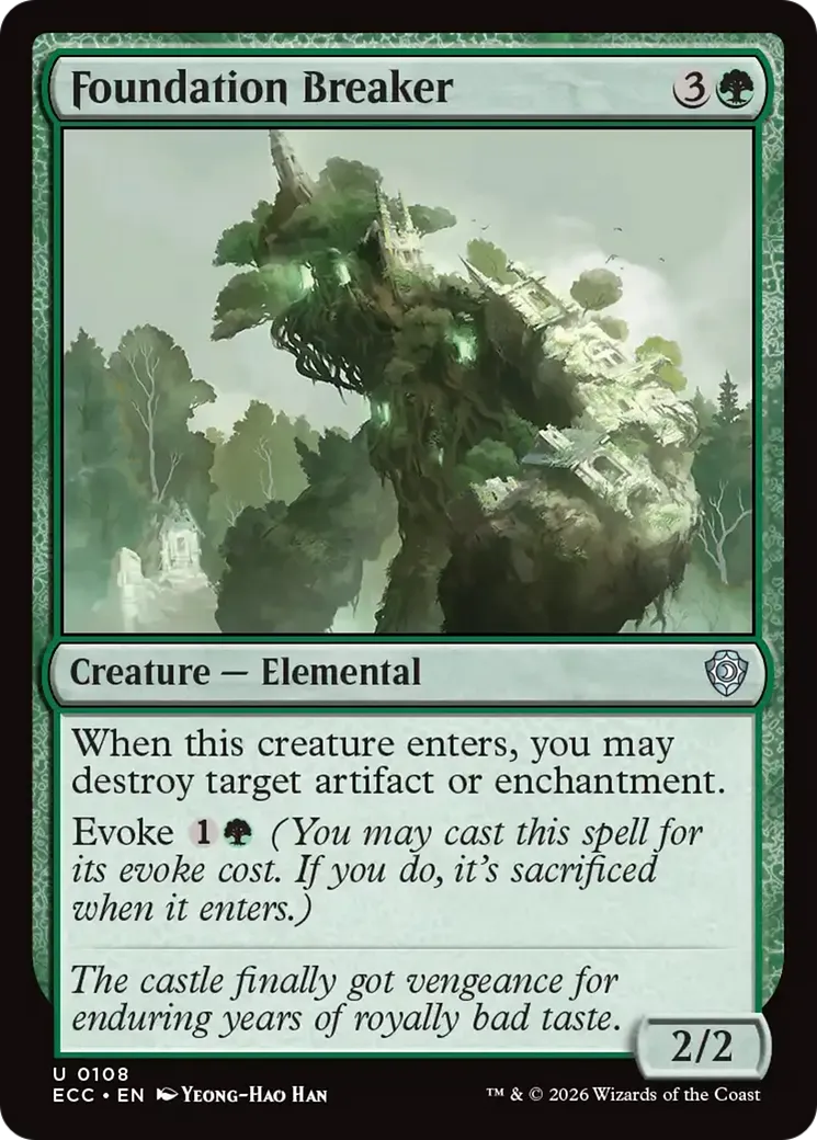 Foundation Breaker — Lorwyn Eclipsed Commander — Magic: The Gathering