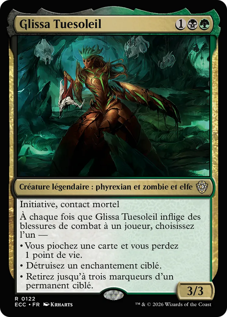 Glissa Tuesoleil — Lorwyn Eclipsed Commander — Magic: The Gathering