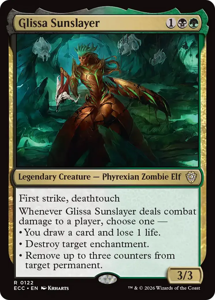 Glissa Sunslayer — Lorwyn Eclipsed Commander — Magic: The Gathering