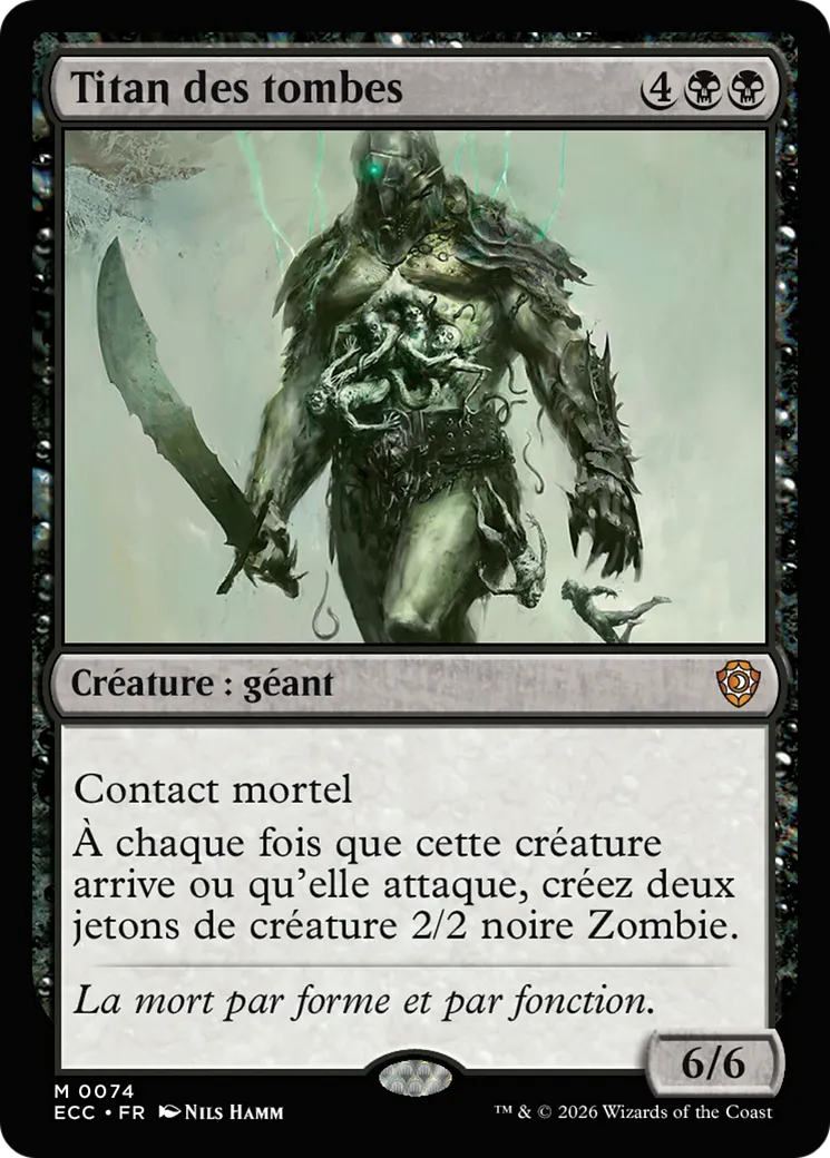 Titan des tombes — Lorwyn Eclipsed Commander — Magic: The Gathering