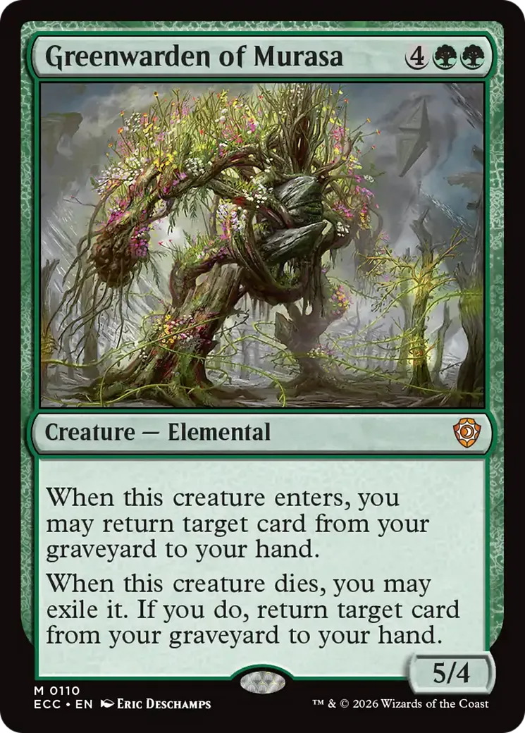 Greenwarden of Murasa — Lorwyn Eclipsed Commander — Magic: The Gathering