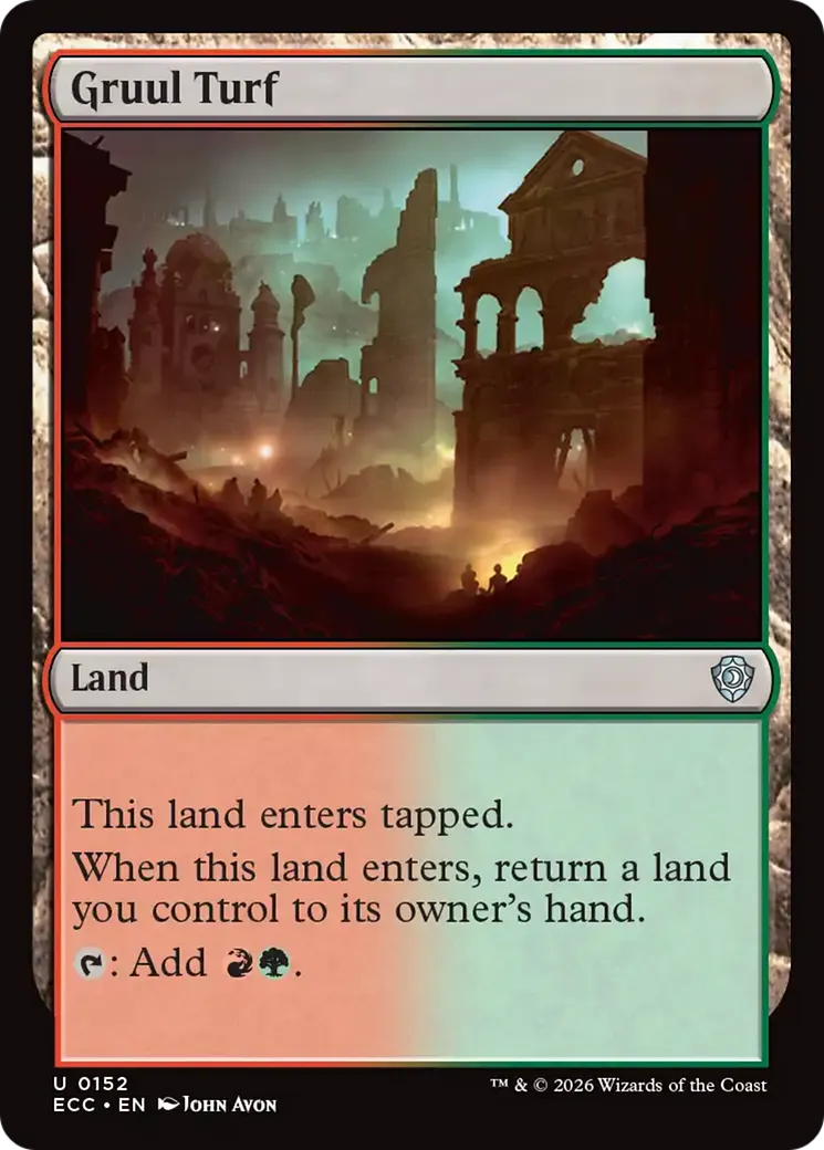 Gruul Turf — Lorwyn Eclipsed Commander — Magic: The Gathering