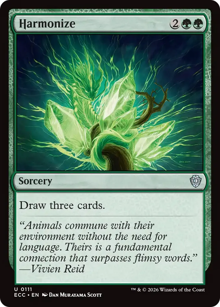 Harmonisation — Lorwyn Eclipsed Commander — Magic: The Gathering
